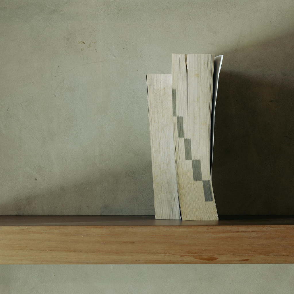 A hanging mobile or floating shelf that doesn’t require drilling